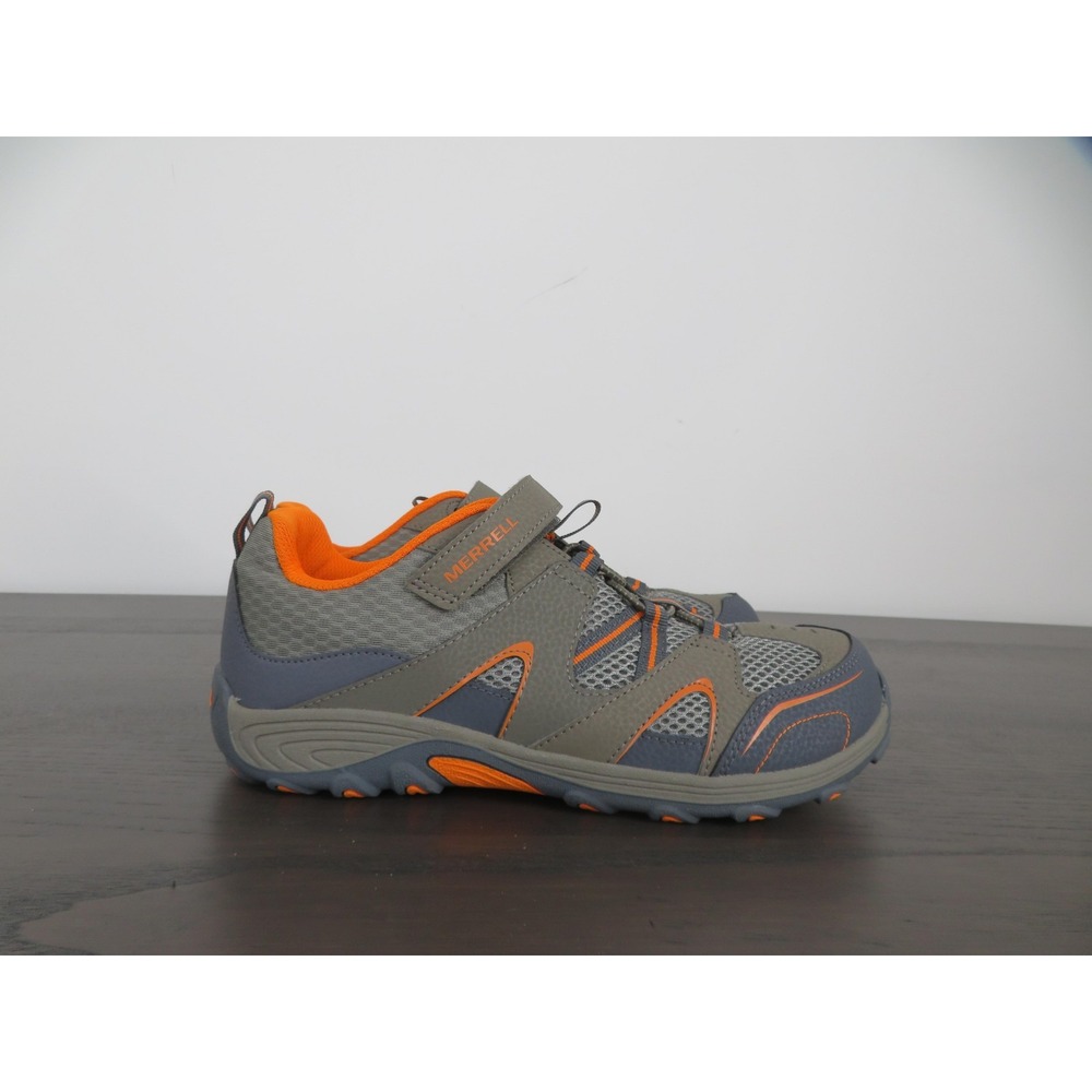Merrell Trail Chaser Shoes Youth 7 Kids Brown Orange Sneakers MY57109 Hiking